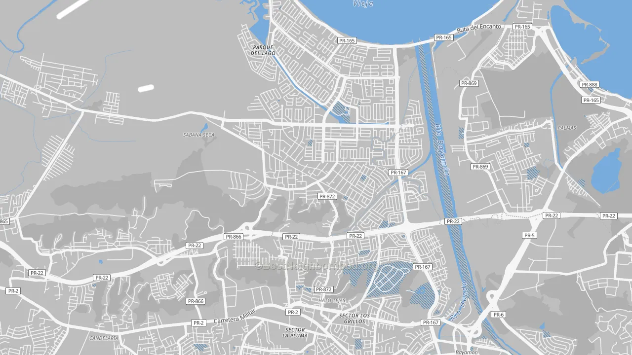 Transit Grade map of 00952, PR