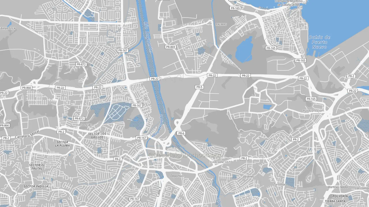Transit Grade map of 00960, PR