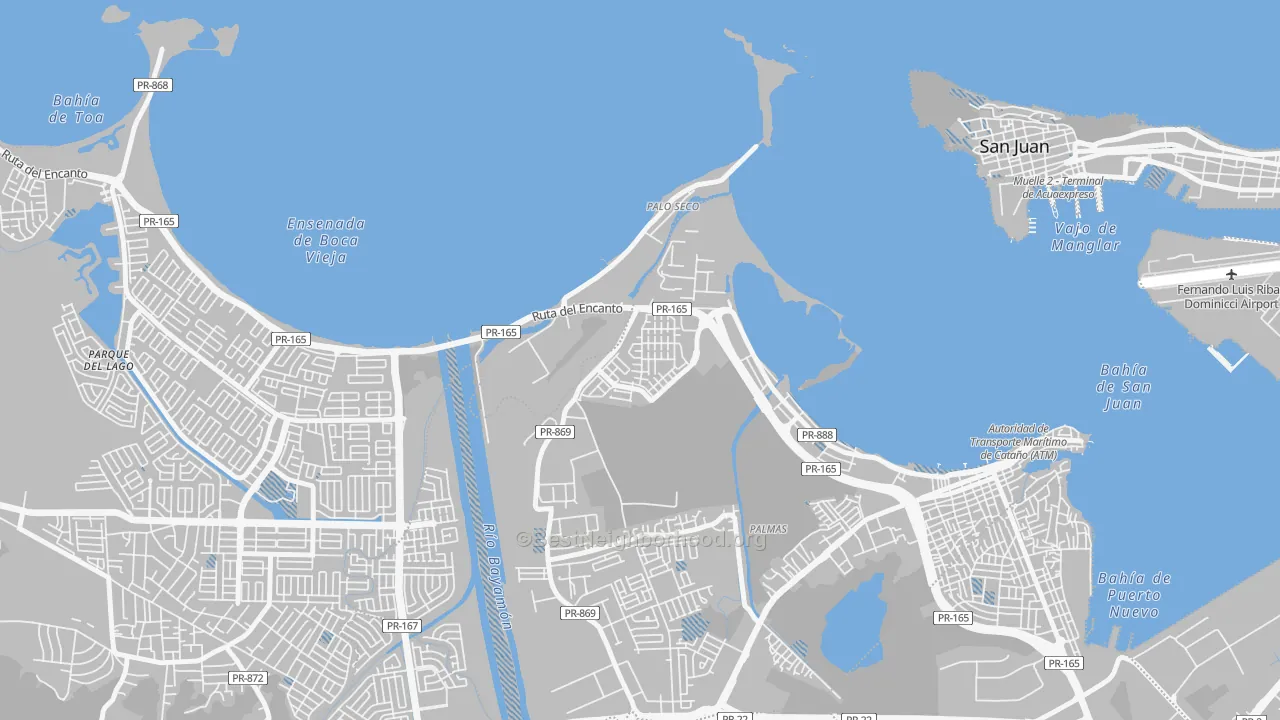 Transit Grade map of 00963, PR