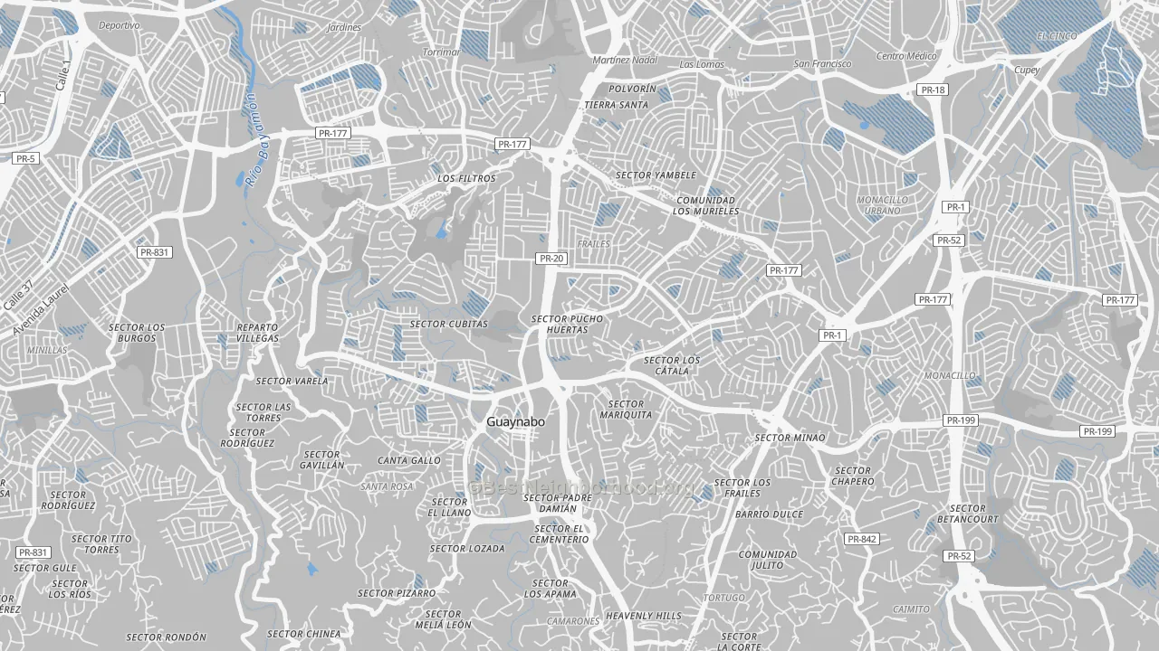 Transit Grade map of 00969, PR