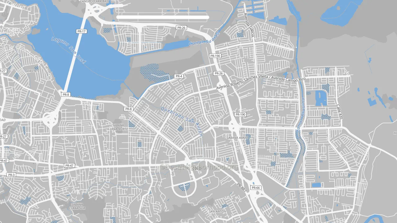 Transit Grade map of 00982, PR