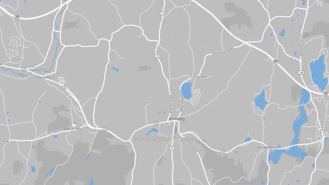 Transit Grade map of 01010, MA