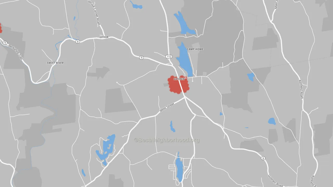 Transit Grade map of 01032, MA