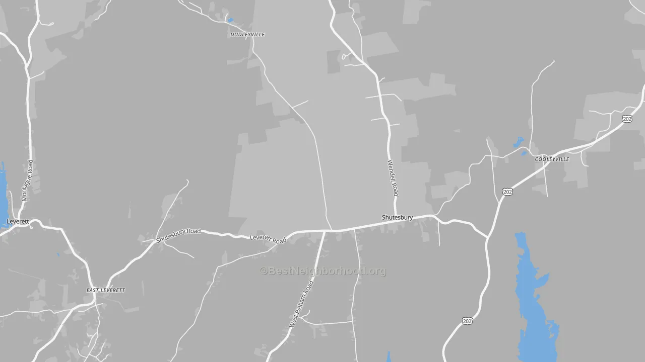 Transit Grade map of 01072, MA
