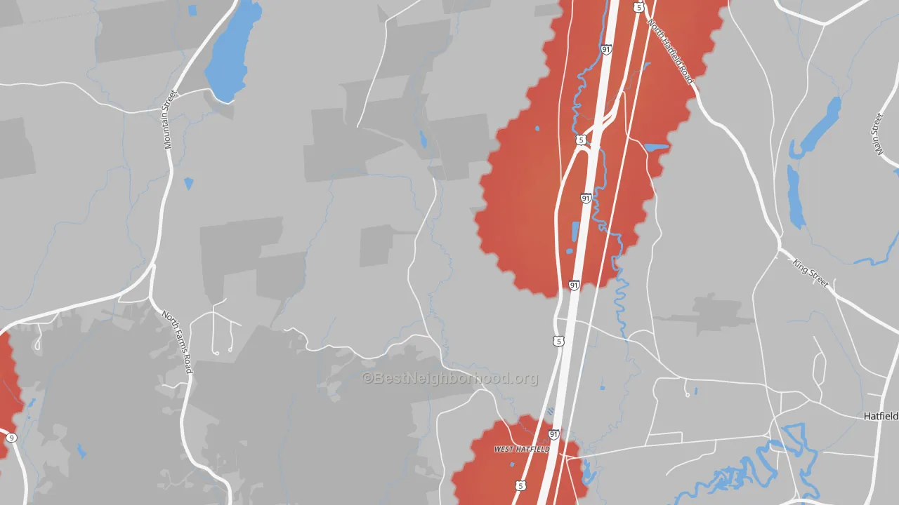 Transit Grade map of 01088, MA