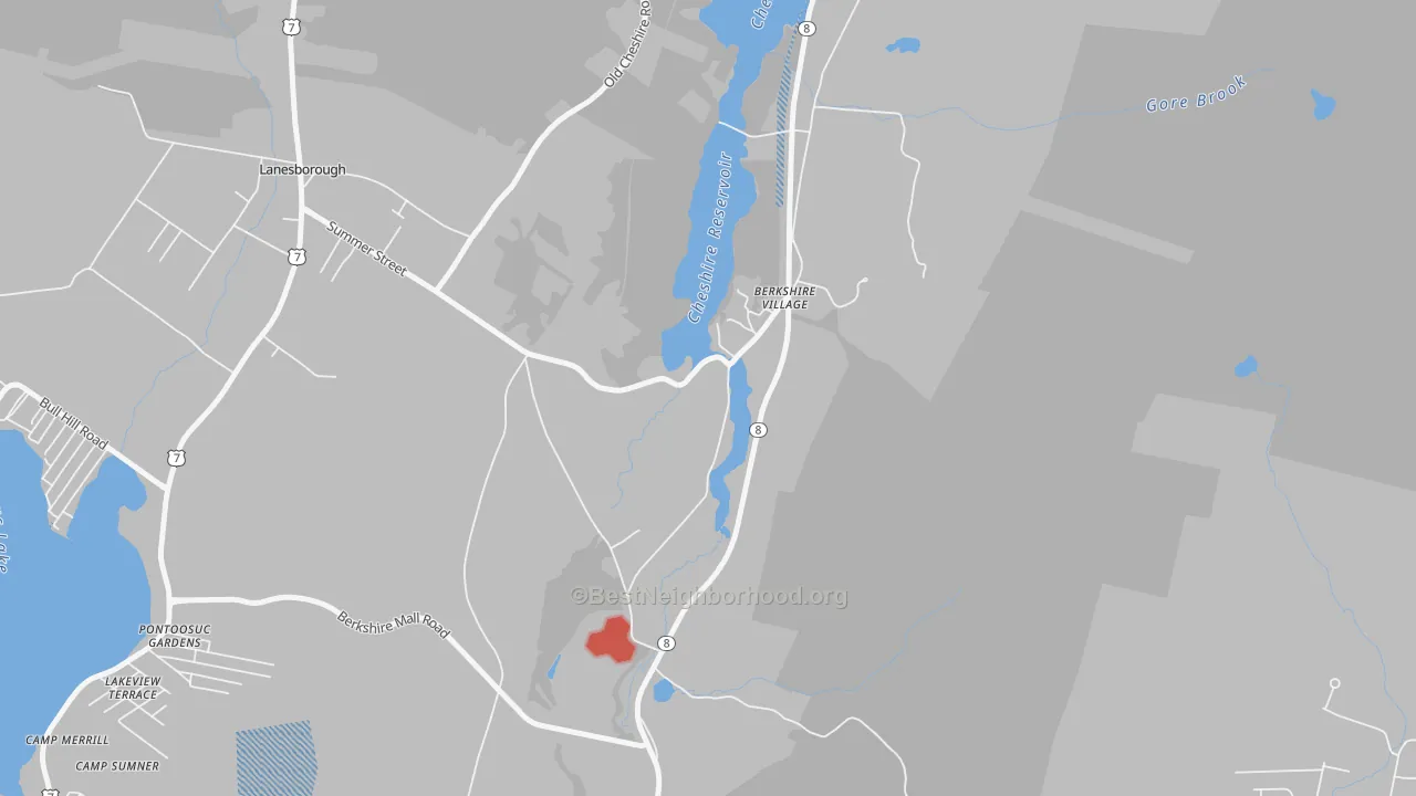 Transit Grade map of 01224, MA