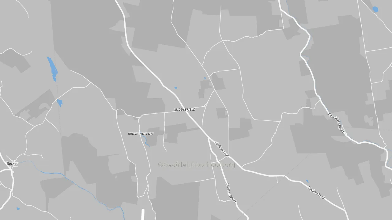 Transit Grade map of 01243, MA