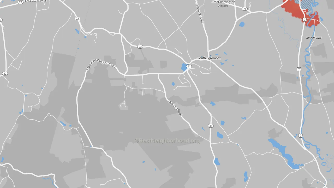 Transit Grade map of 01258, MA