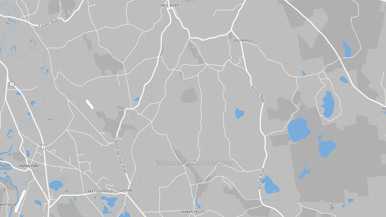 Transit Grade map of 01259, MA