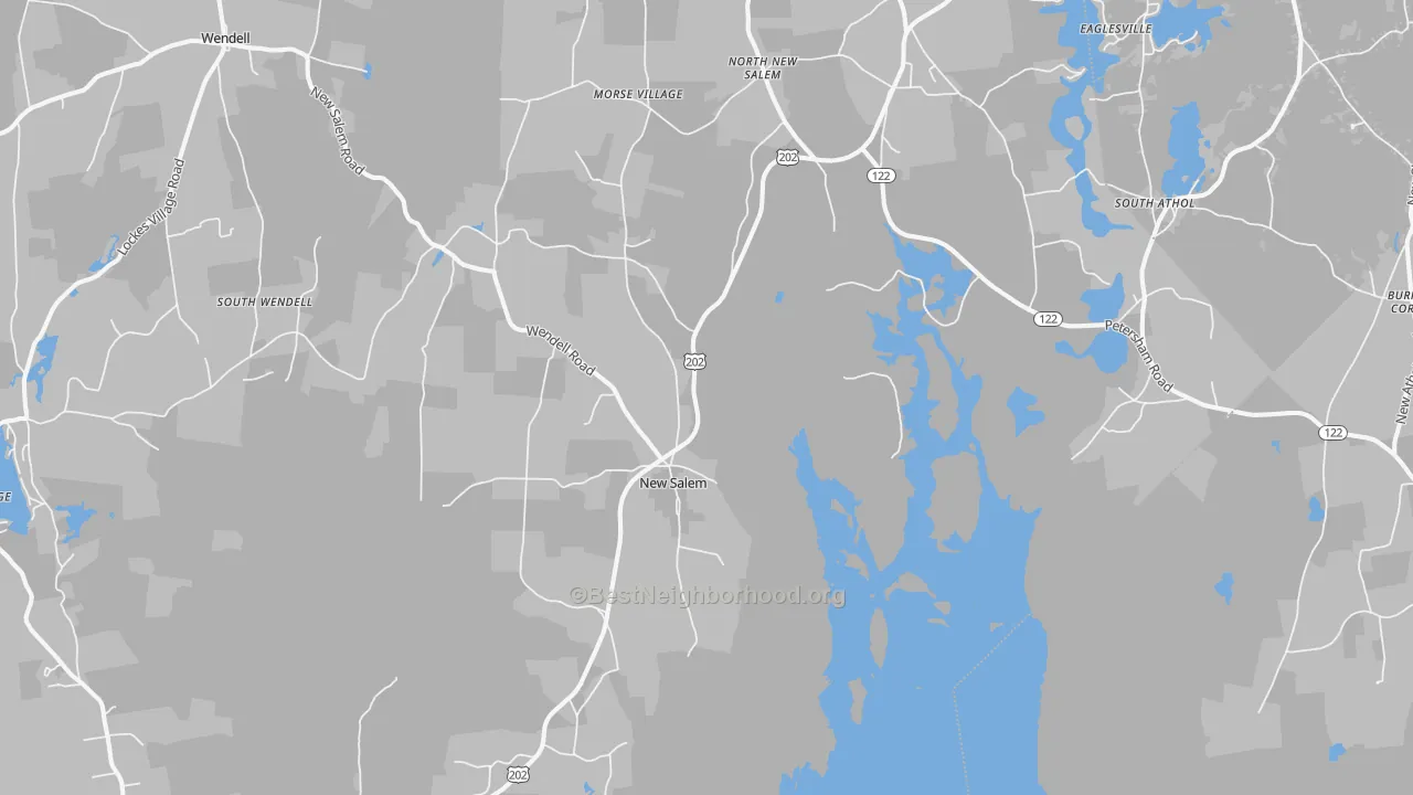 Transit Grade map of 01355, MA