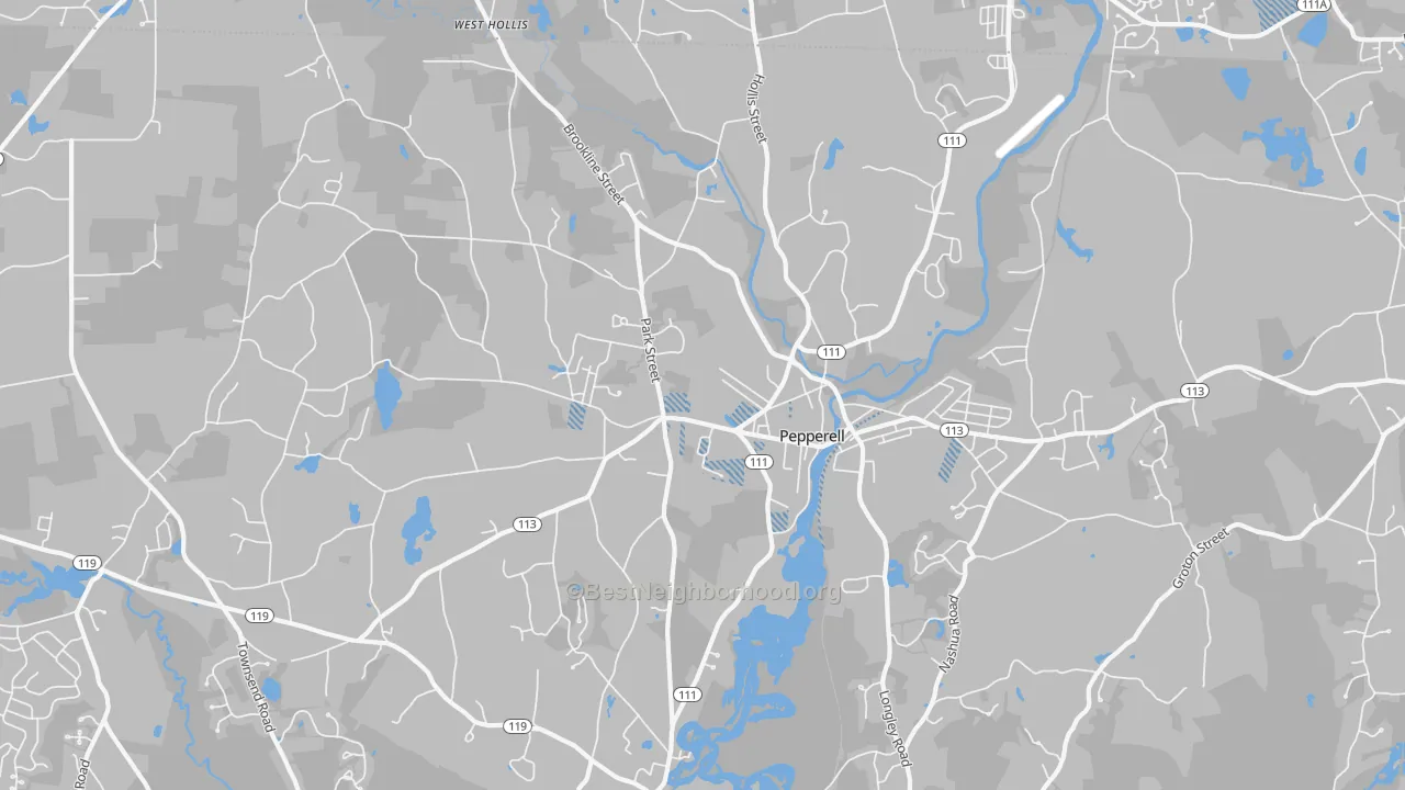Transit Grade map of 01463, MA