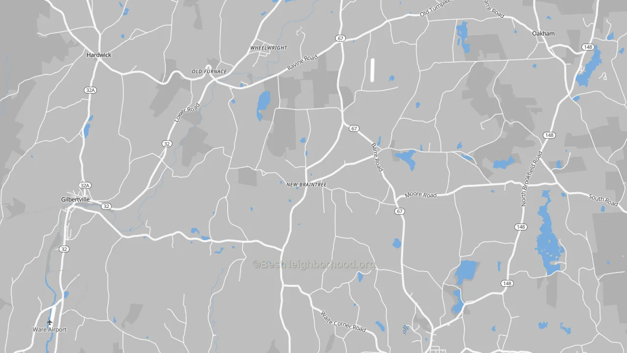 Transit Grade map of 01531, MA