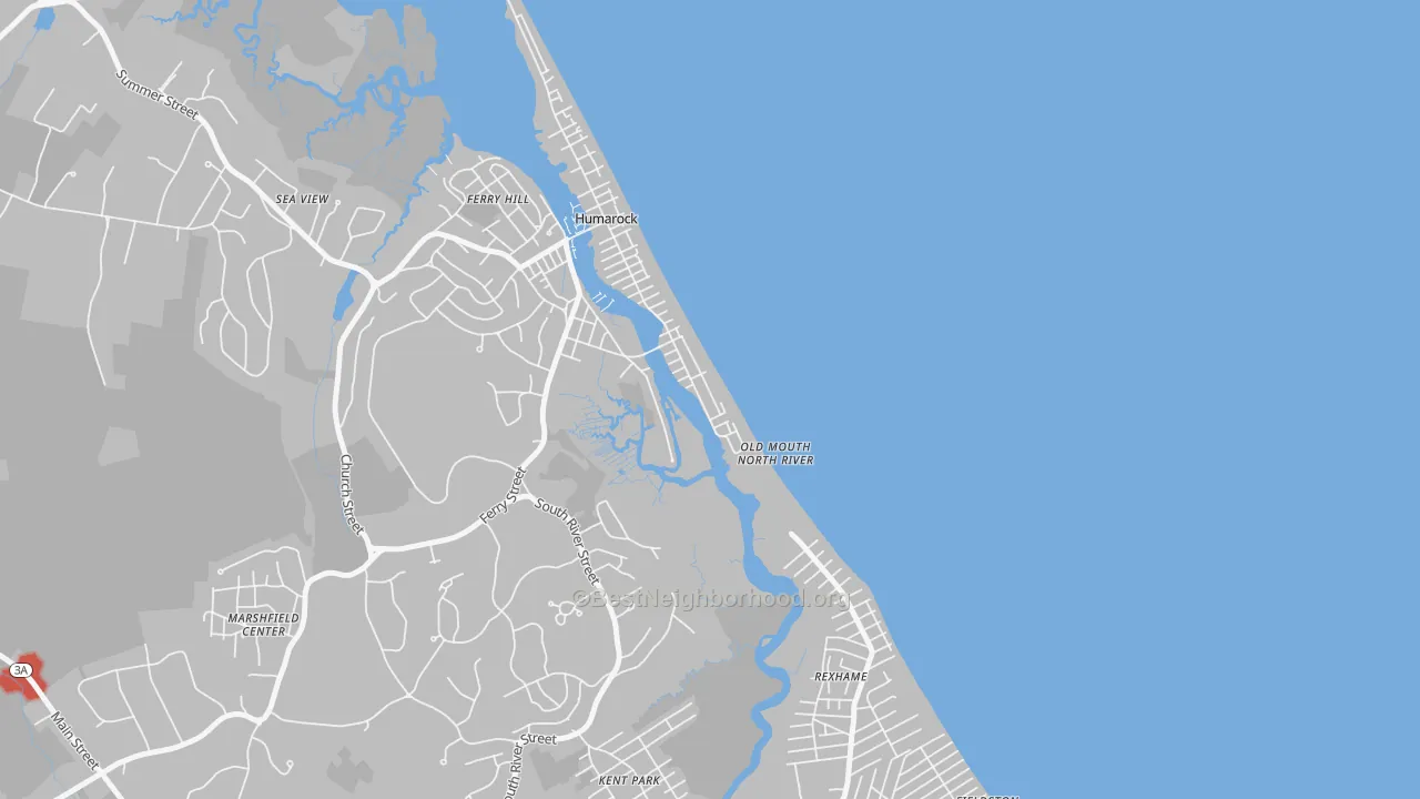 Transit Grade map of 02047, MA