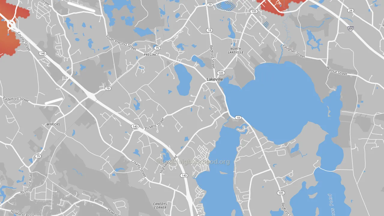 Transit Grade map of 02347, MA