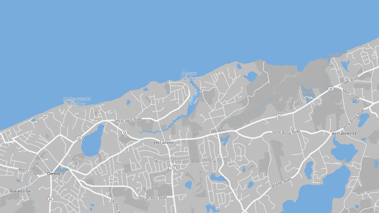 Transit Grade map of 02641, MA