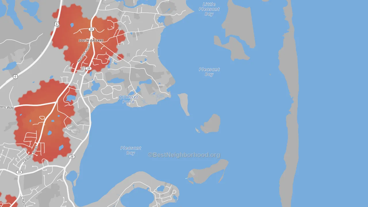 Transit Grade map of 02662, MA