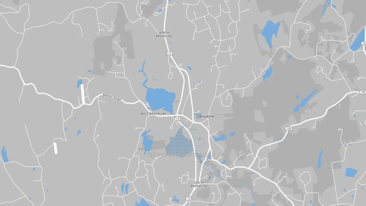 Transit Grade map of 03033, NH