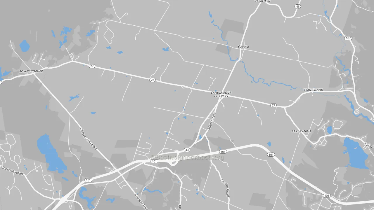 Transit Grade map of 03034, NH