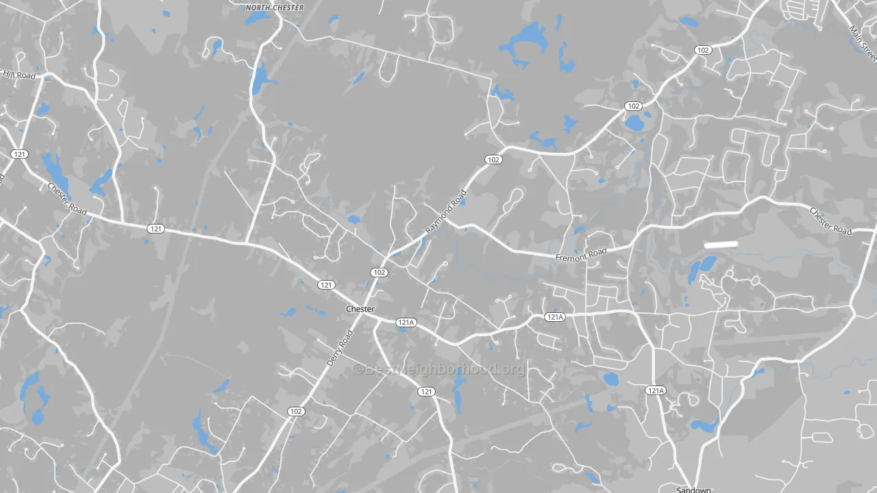 Transit Grade map of 03036, NH
