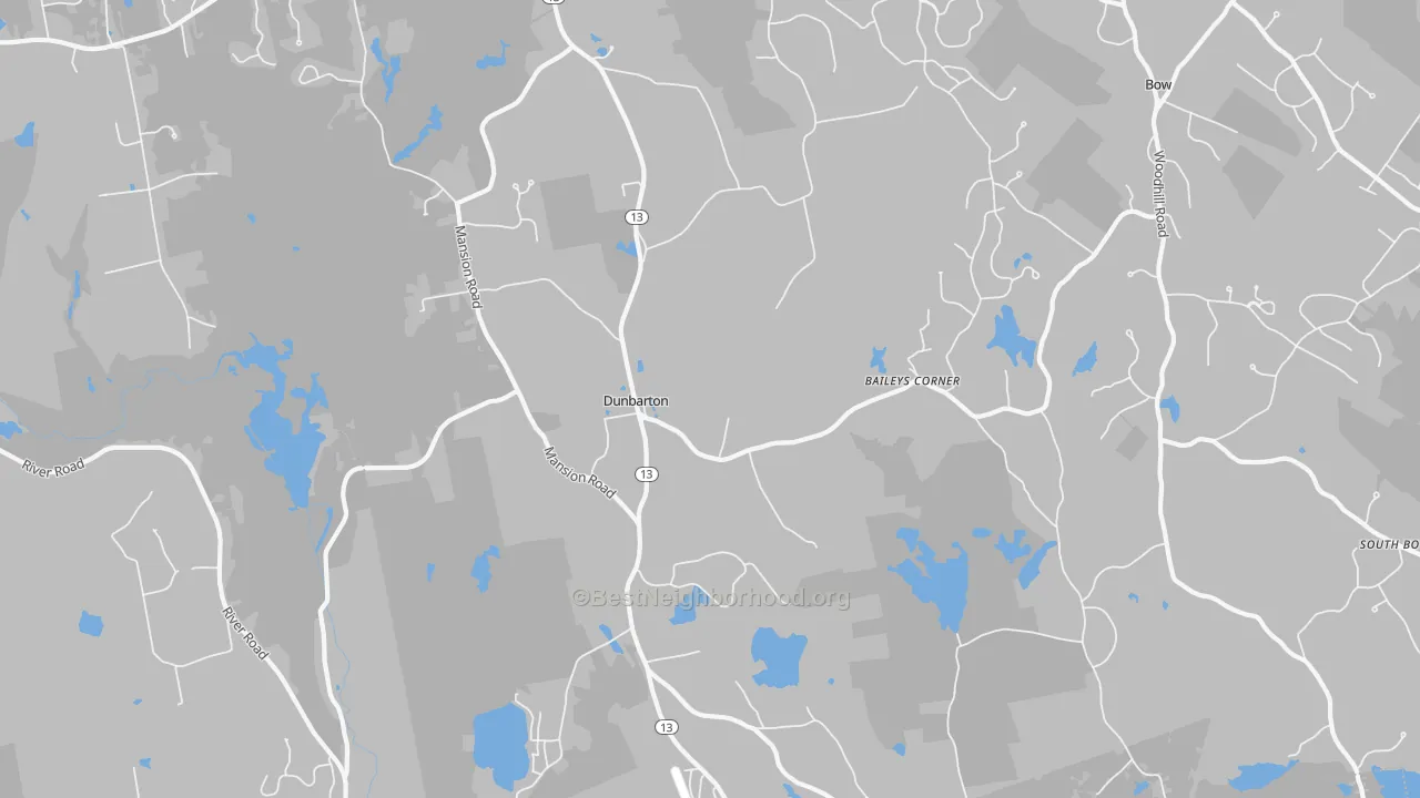 Transit Grade map of 03046, NH