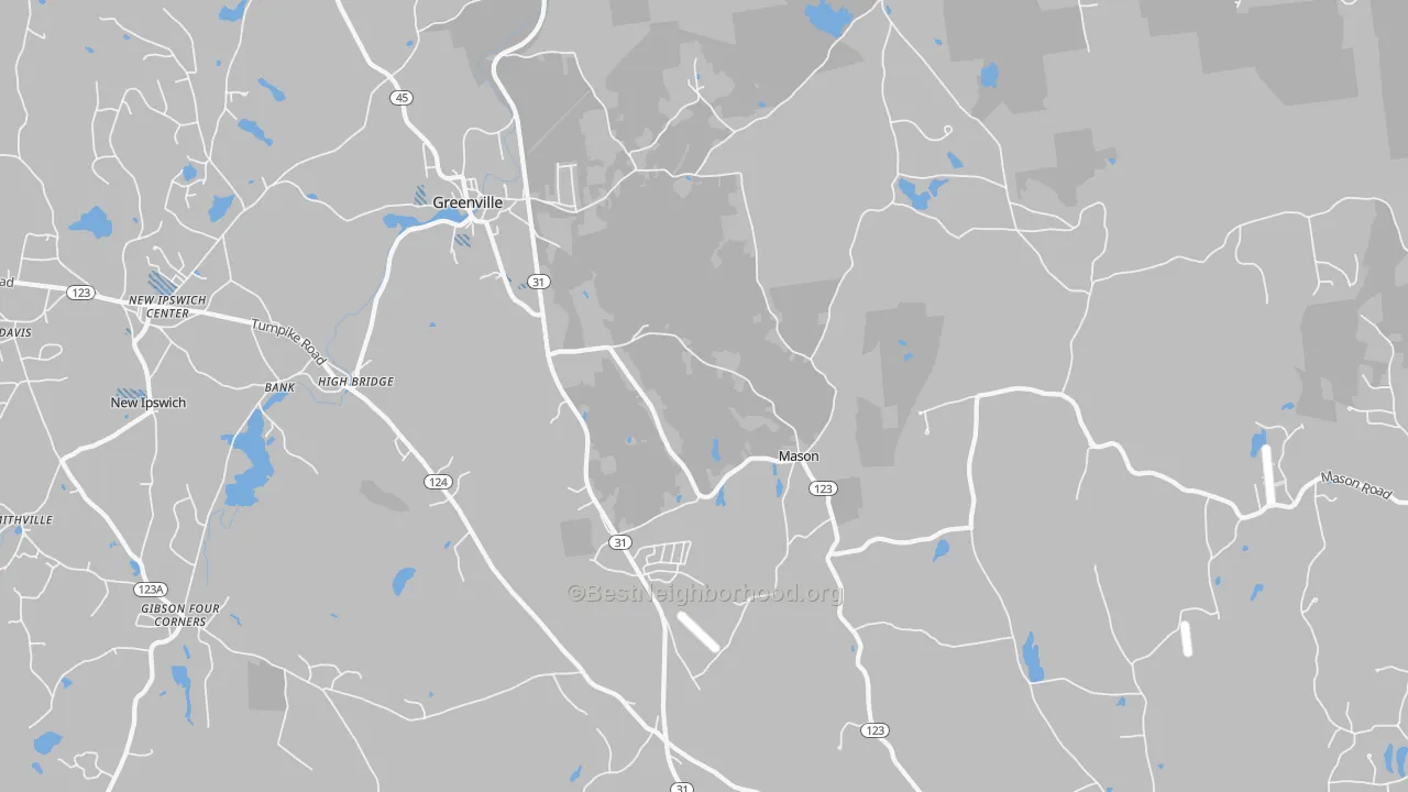 Transit Grade map of 03048, NH