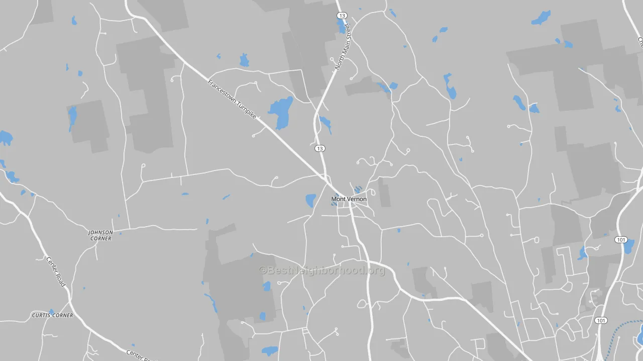 Transit Grade map of 03057, NH
