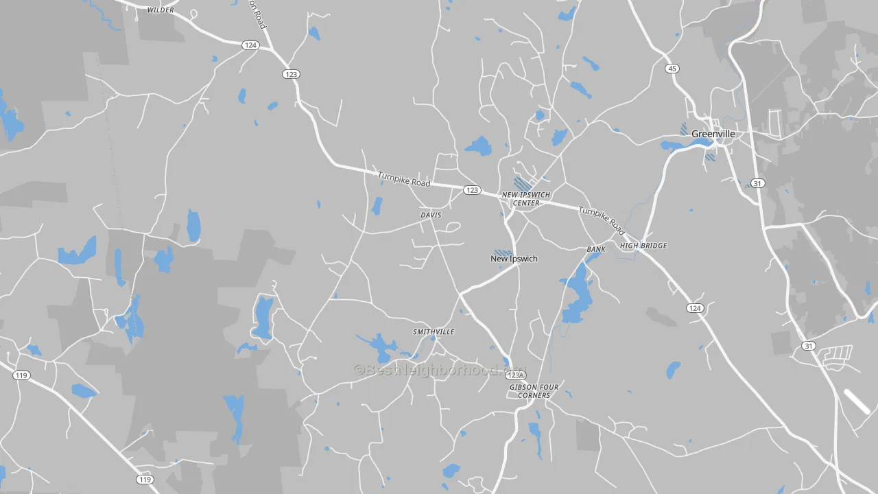 Transit Grade map of 03071, NH