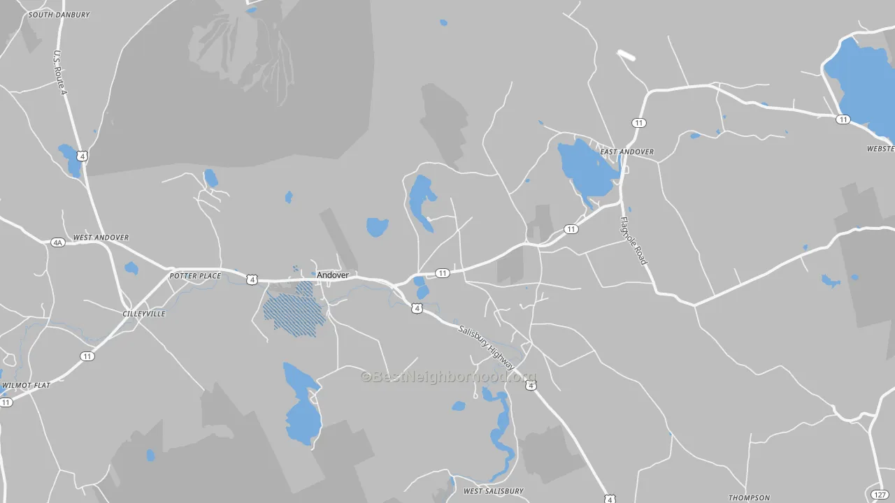 Transit Grade map of 03216, NH