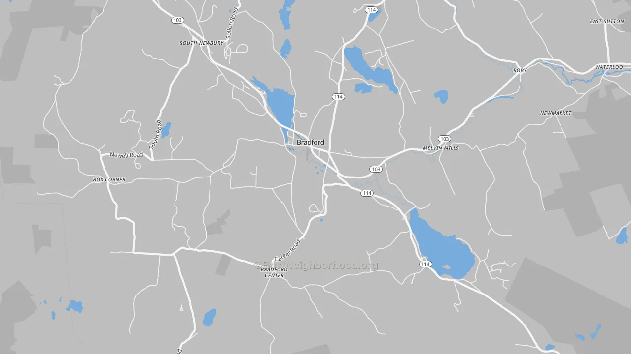 Transit Grade map of 03221, NH