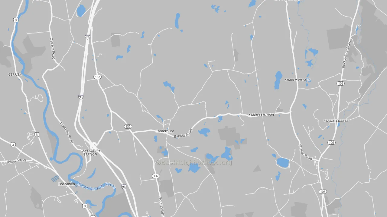 Transit Grade map of 03224, NH