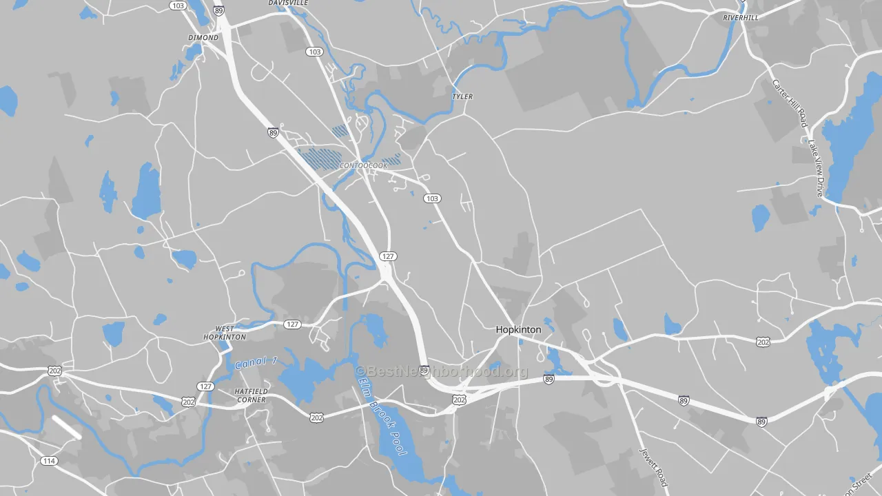 Transit Grade map of 03229, NH
