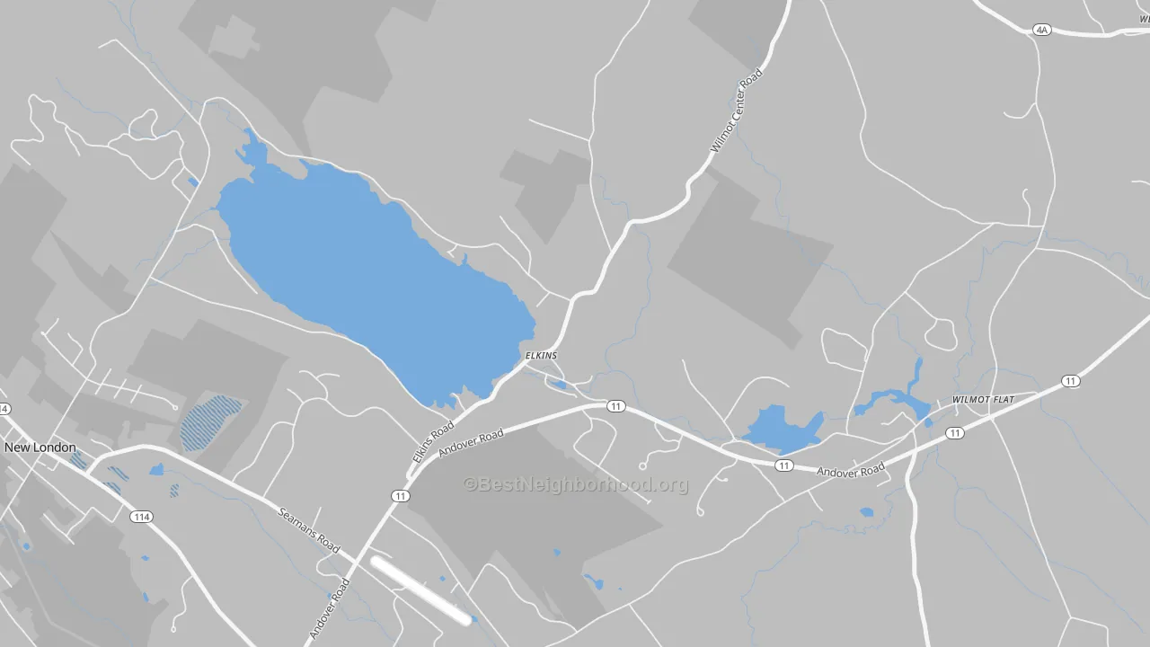 Transit Grade map of 03233, NH