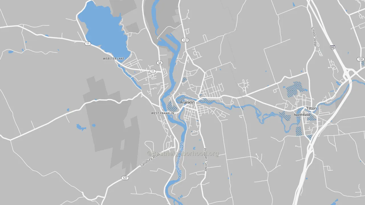Transit Grade map of 03235, NH