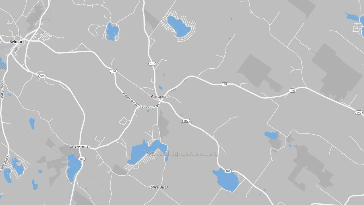Transit Grade map of 03237, NH