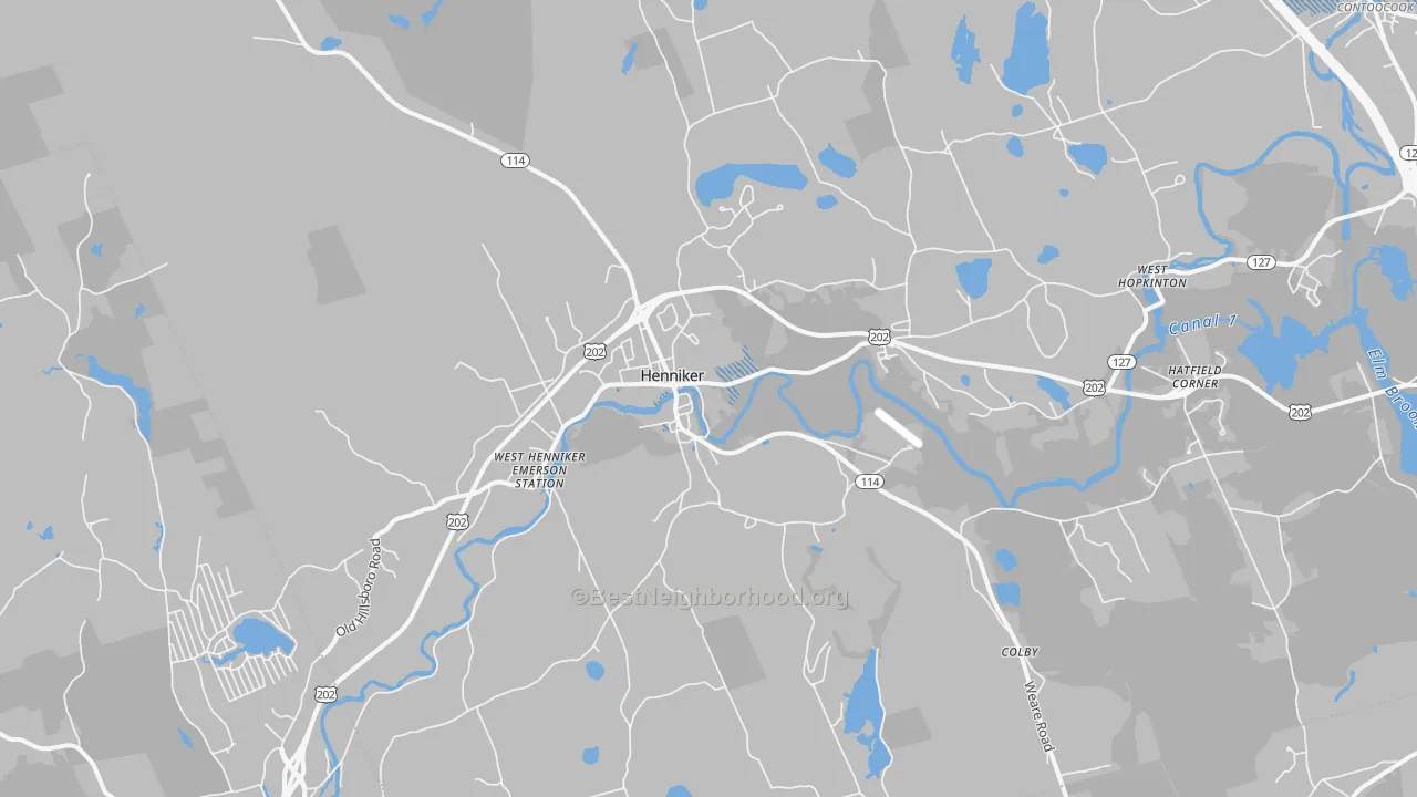 Transit Grade map of 03242, NH