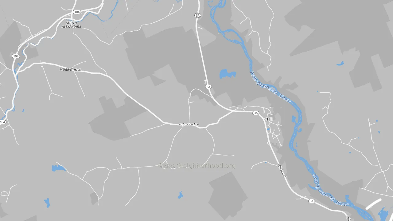 Transit Grade map of 03243, NH