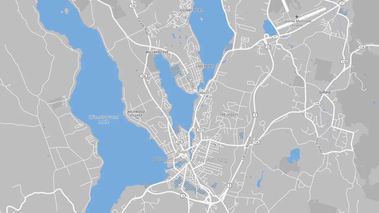 Transit Grade map of 03246, NH