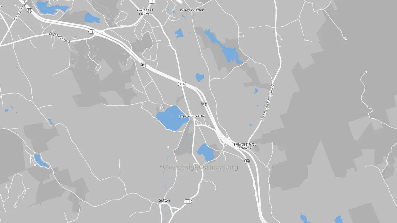 Transit Grade map of 03260, NH