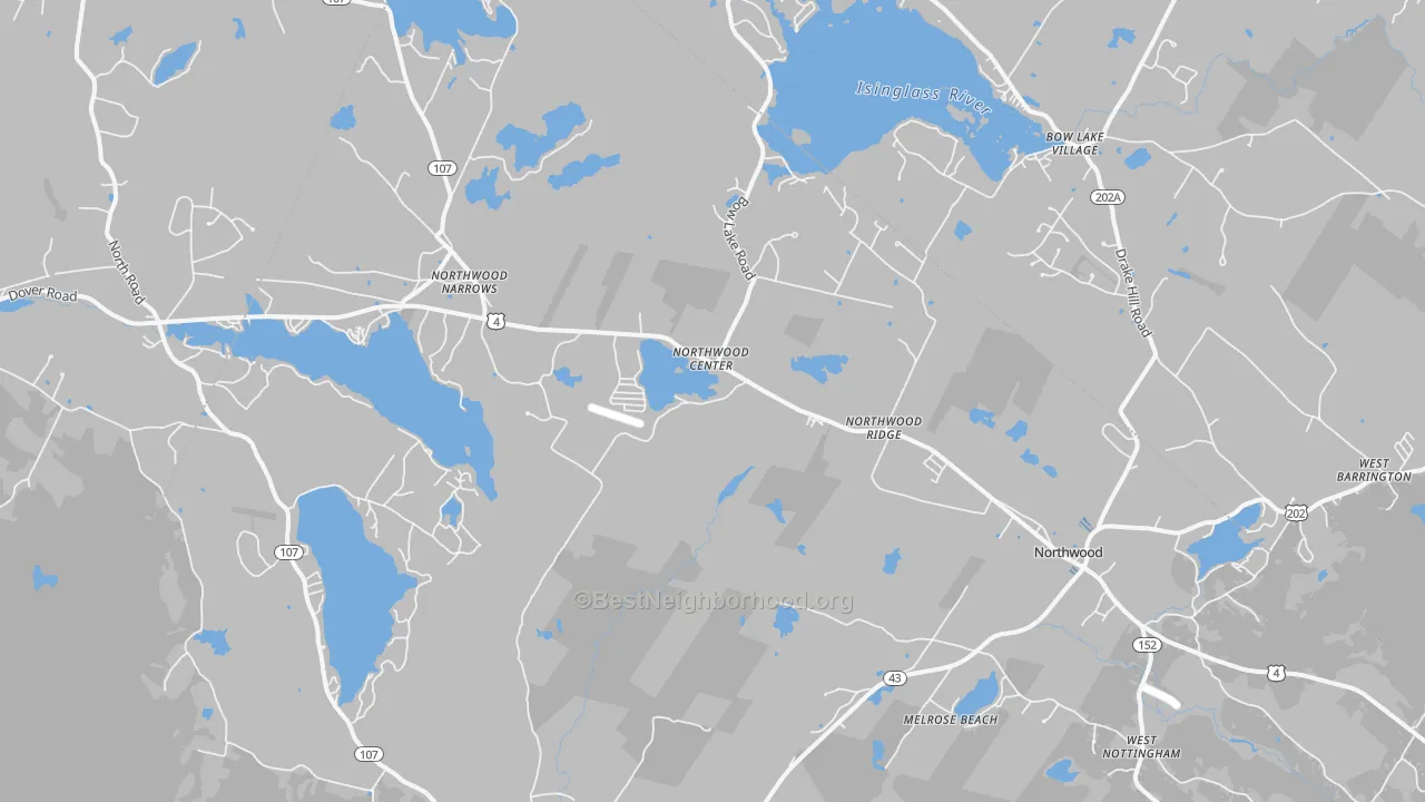 Transit Grade map of 03261, NH