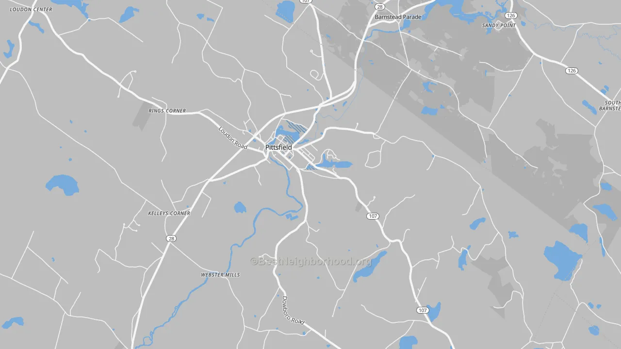 Transit Grade map of 03263, NH