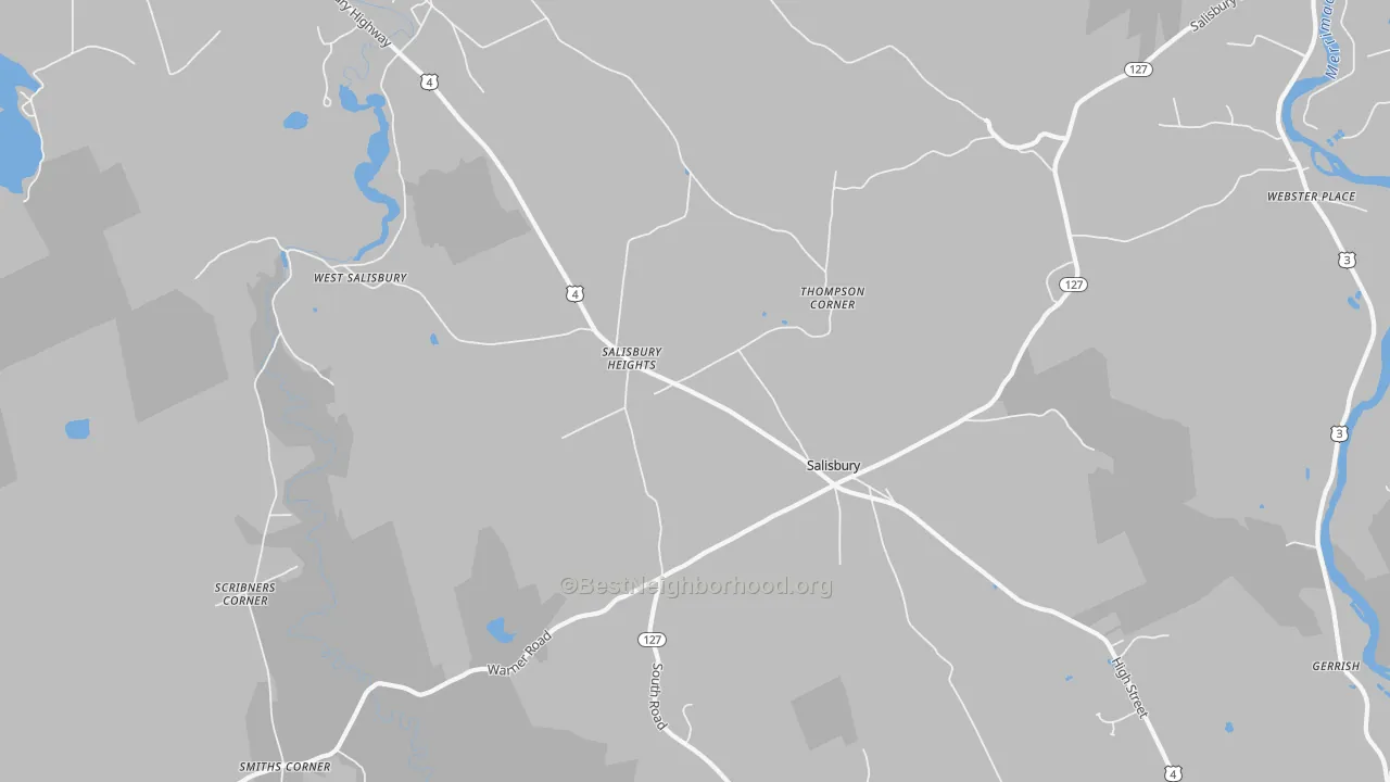 Transit Grade map of 03268, NH