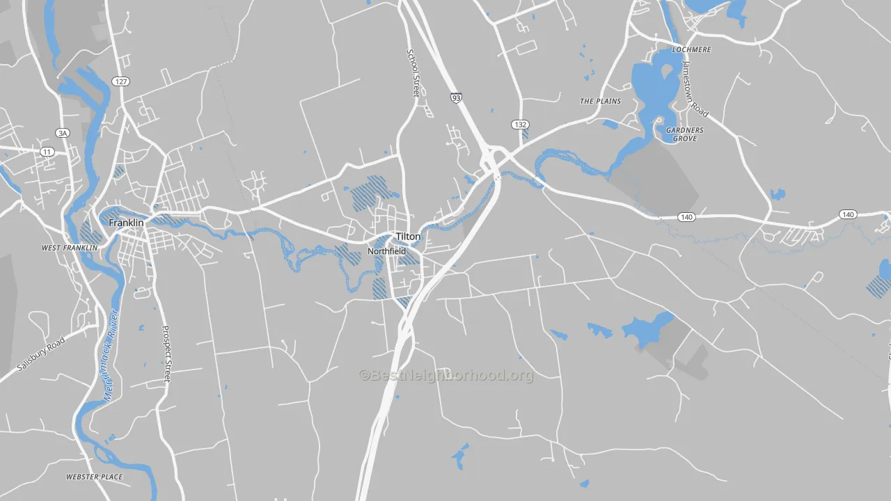 Transit Grade map of 03276, NH