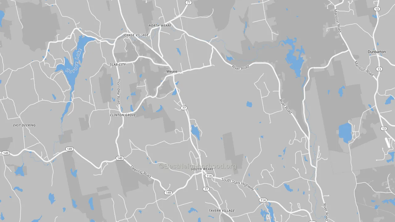 Transit Grade map of 03281, NH