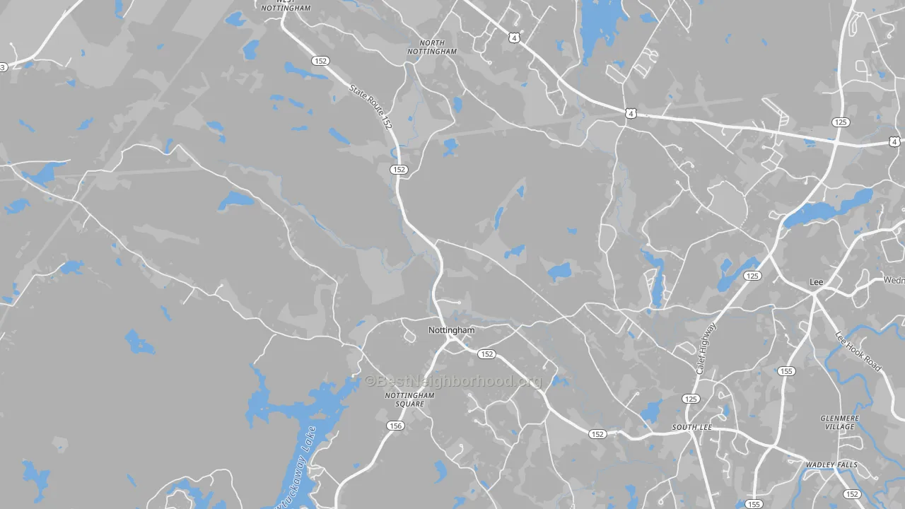 Transit Grade map of 03290, NH