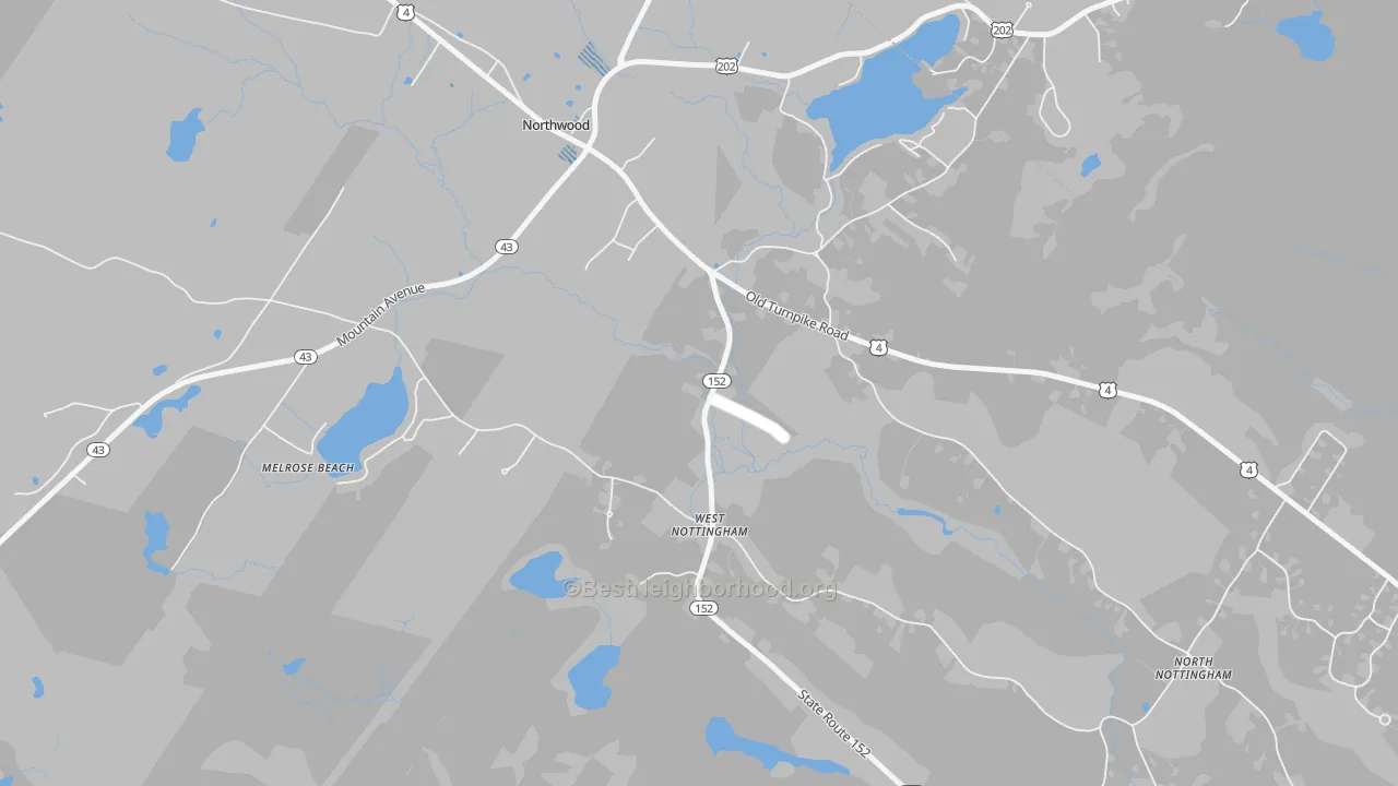 Transit Grade map of 03291, NH
