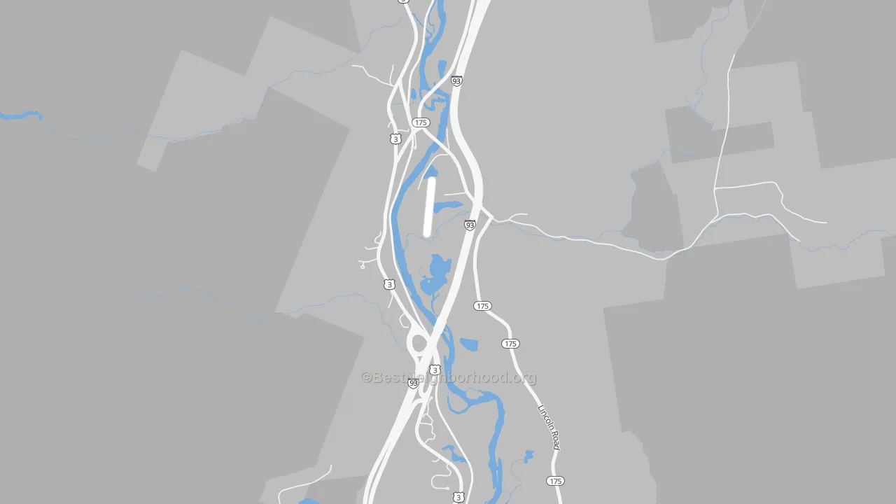 Transit Grade map of 03293, NH