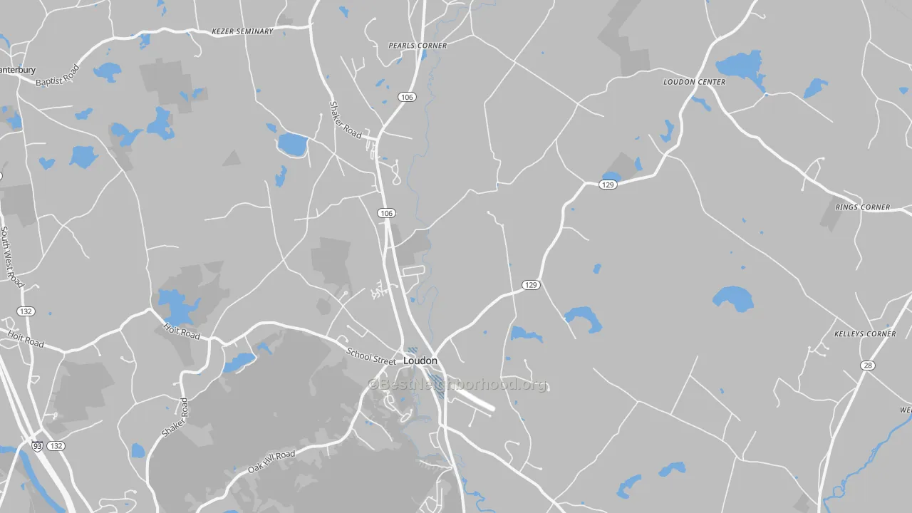 Transit Grade map of 03307, NH