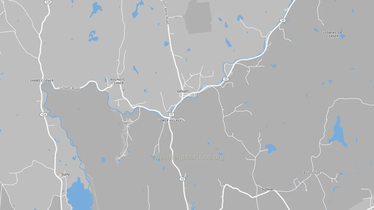 Transit Grade map of 03448, NH