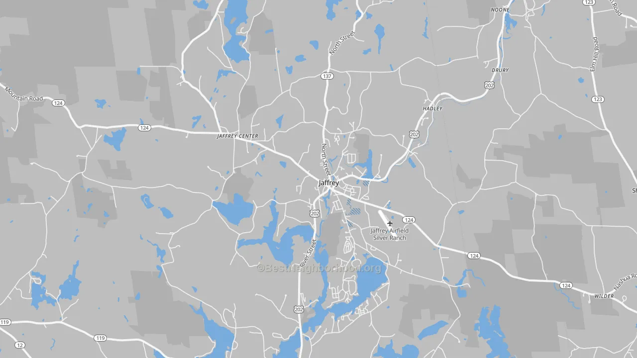 Transit Grade map of 03452, NH