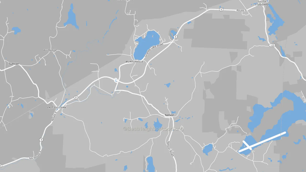 Transit Grade map of 03457, NH